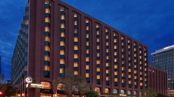 The Lincoln Marriott Cornhusker Hotel- Exterior Evening 