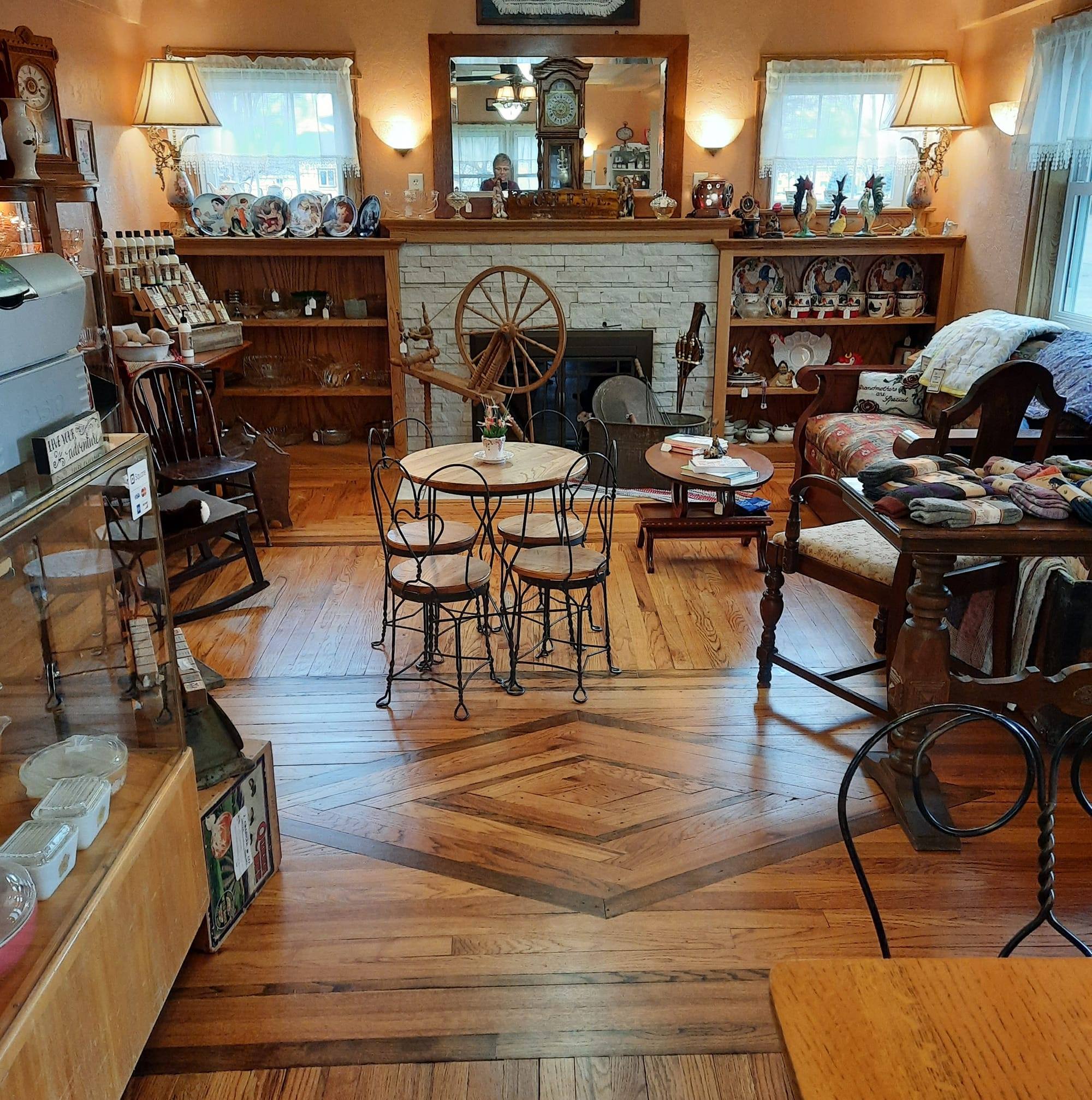 Goods and wares inside Beulah's Emporium.