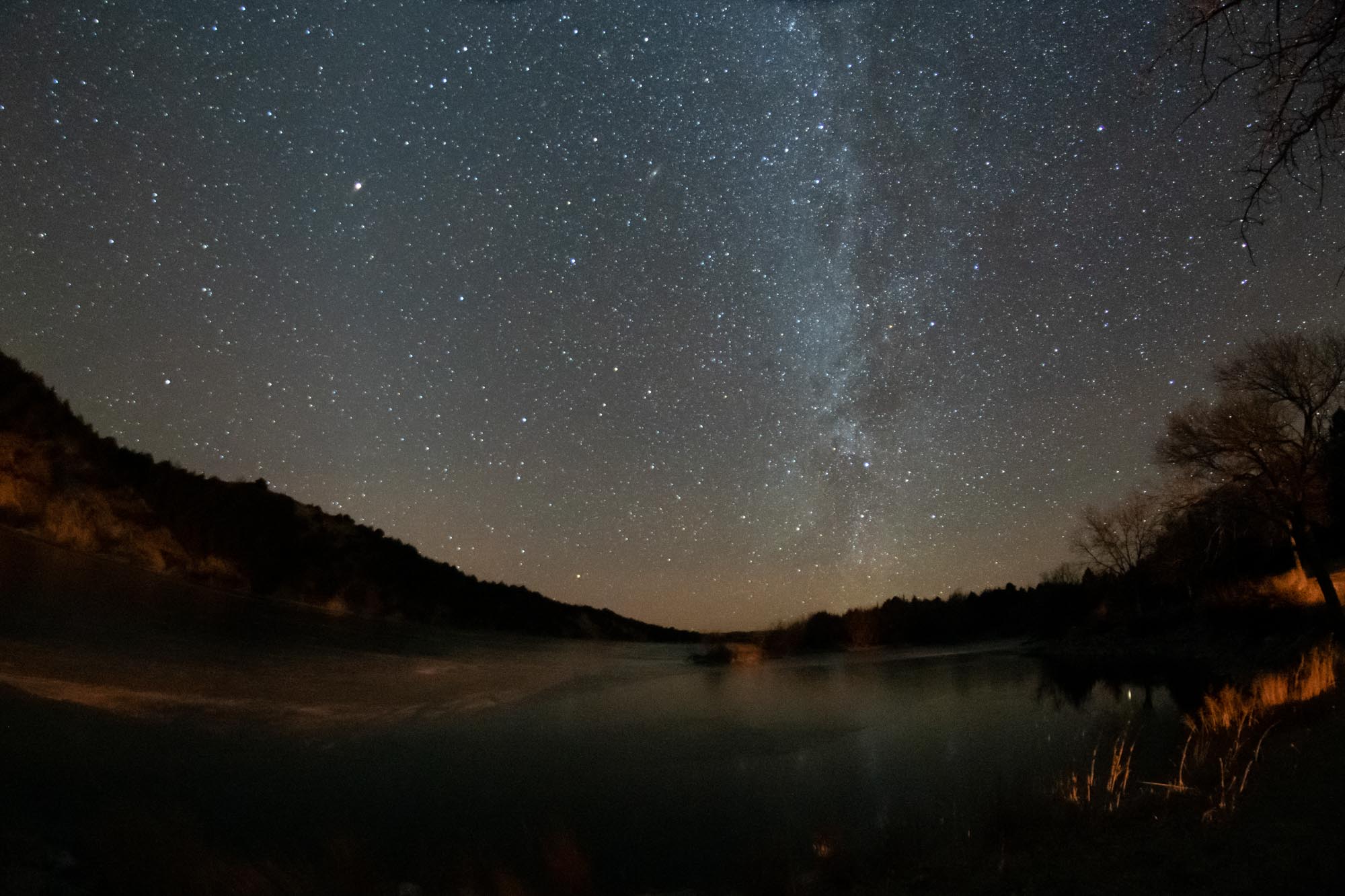 Stars/Milky Way over Merritt Reservoir