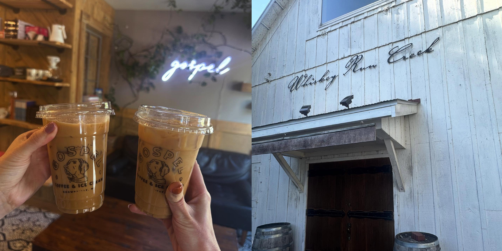 Gospel Coffee and Whiskey Run Creek Winery & Vineyard