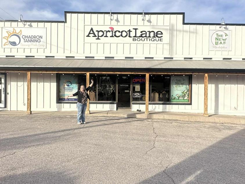 Outside view of The New Leaf/Apricot Lane.