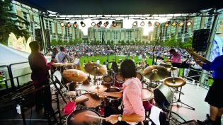Jazz on the Green in Omaha, Nebraska