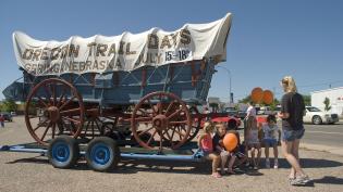 Wagon at Oregon Trail Days | Rick Neibel / Nebraska Tourism