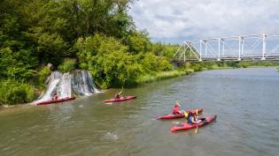 Niobrara River, Waterfalls
