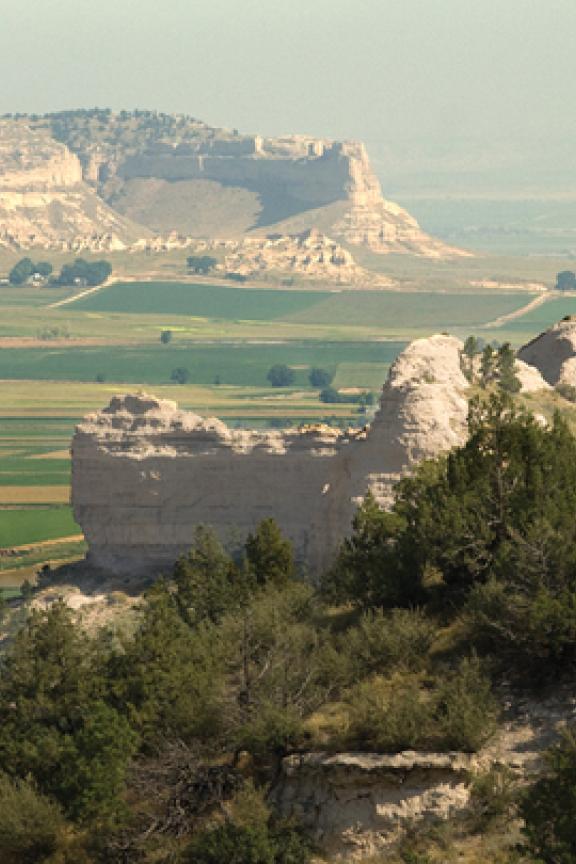 Wildcat Hills State Recreation Area view