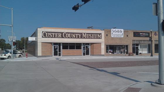 front of museum is on the west side of the square- 