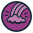 Coloriffic Icon: purple rainbow