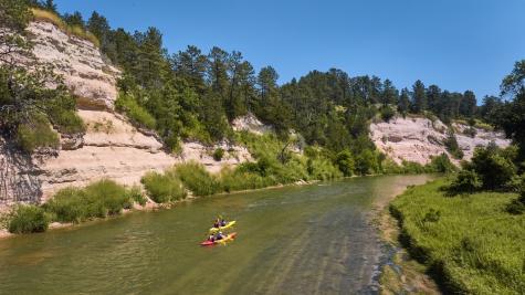 Kayaking on the Niobrara National Scenic River