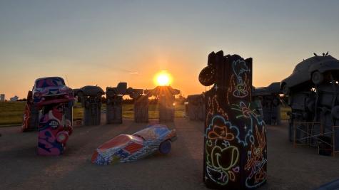 Carhenge Sunset