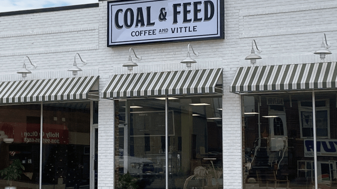 Storefront of Coal and Feed coffee