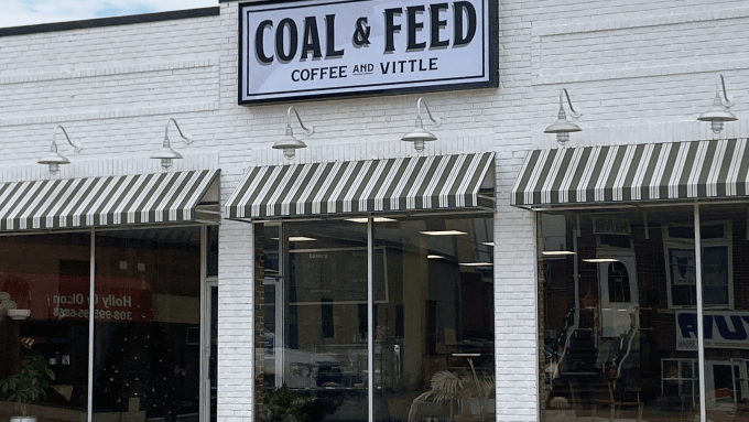 Storefront of Coal and Feed coffee