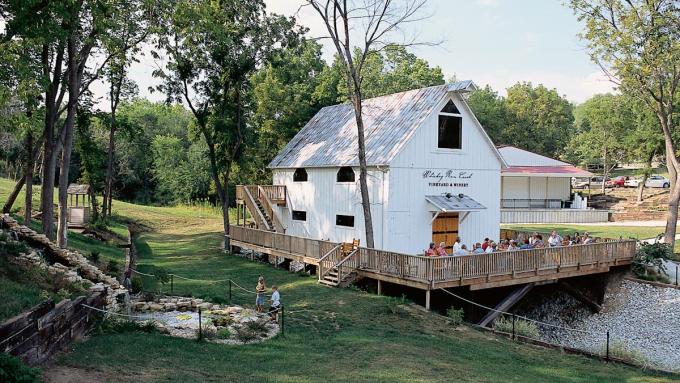 Whiskey Run Creek Vineyard & Winery in Brownville, Nebraska