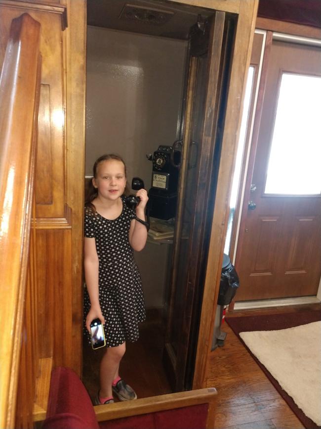 Old Time phone booth
